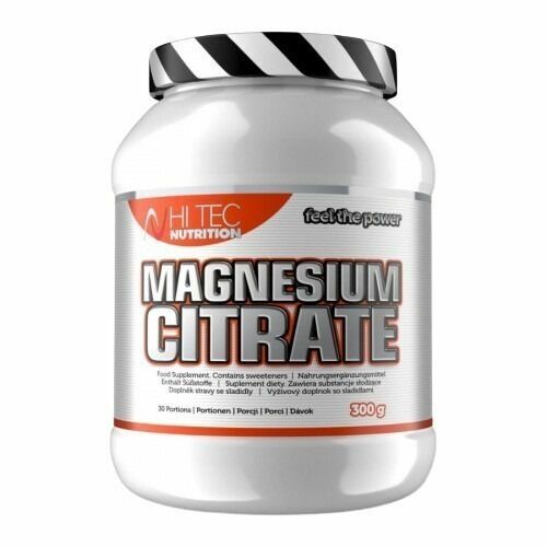 HiTec Nutrition Magnesium Citrate Pomeranč 300g porovnat ceny