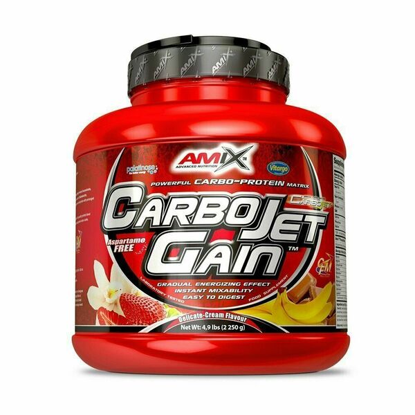 Amix CarboJet Gain, Strawberry, 1000g porovnat ceny
