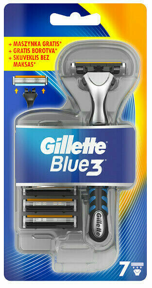 Gillette Blue3 strojek + 7 hlavic porovnat ceny