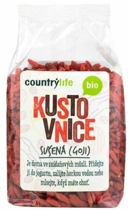 Country Life Kustovnice cizí sušená - goji BIO 250g porovnat ceny