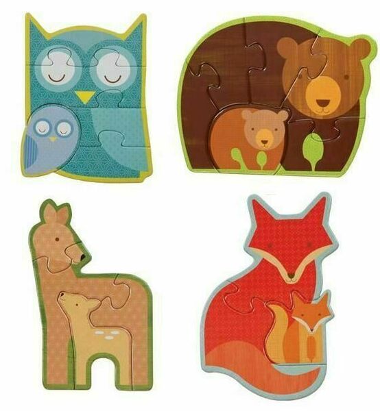 Petitcollage První puzzle lesní zvířátka porovnat ceny