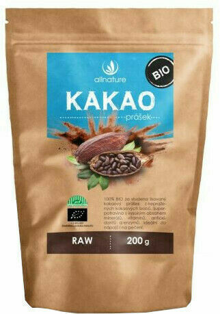 Allnature Kakaový prášek BIO RAW 200g porovnat ceny