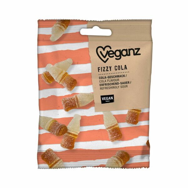 Veganz Fizzy cola gumové bonbónky 100g porovnat ceny