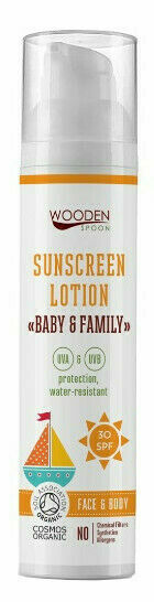 WoodenSpoon Opalovací tělové mléko Baby & Family SPF 30 100ml porovnat ceny