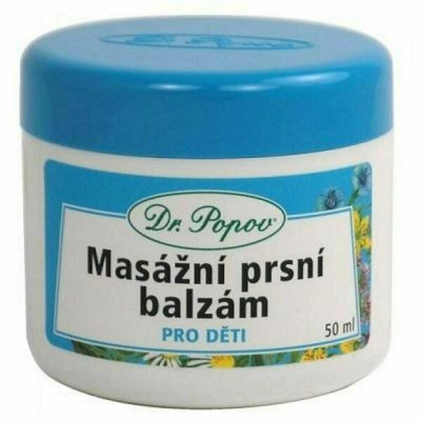 DR. POPOV Masážní prsní balzám pro děti 50 ml porovnat ceny