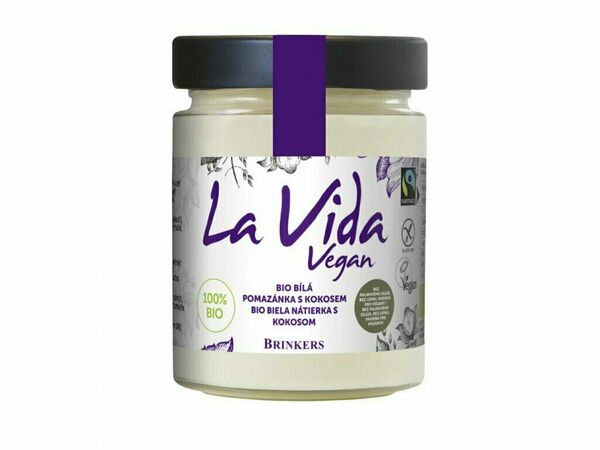 La Vida Vegan White Coconut, bio pomazánka s kousky kokosu, 270g porovnat ceny