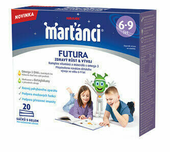 Walmark Marťánci Futura gel 6-9 let 20 sáčků porovnat ceny