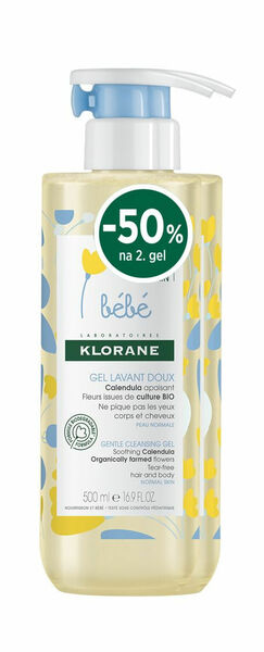 KLORANE Bébé Jemný mycí gel duopack 2x500 ml porovnat ceny