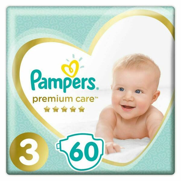Pampers Premium Care S3 60ks, 6-10kg porovnat ceny
