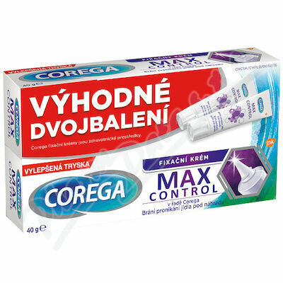 Corega MAX control duopack porovnat ceny