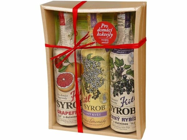 Kitl Syrob Koktejl set, Grep+Bezinka+Černý rybíz 3x 500ml porovnat ceny