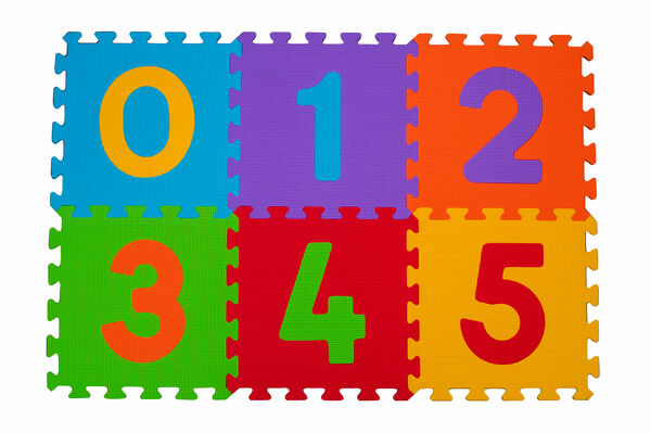 BabyOno Puzzle pěnové číslice 6ks, 6m+ porovnat ceny