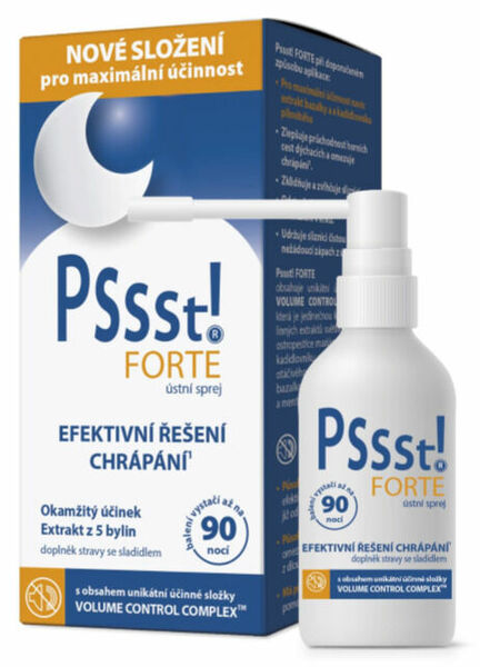 Pssst! FORTE ústní sprej proti chrápání 15ml+10ml porovnat ceny