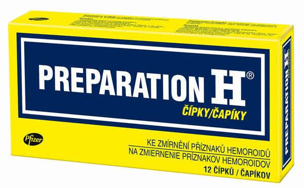 Preparation H rektalní čípky 12ks porovnat ceny