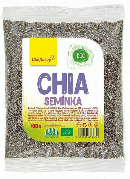 Wolfberry Chia semínka BIO 100g porovnat ceny