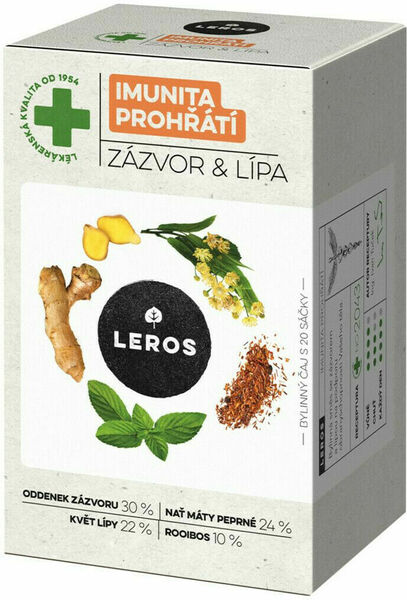 LEROS Imunita prohřátí Zázvor & Lípa 20x2g porovnat ceny