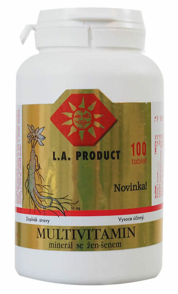 LA Product  Multivitamin-mineral se ženšenem+ginkgo biloba 100 tablet porovnat ceny