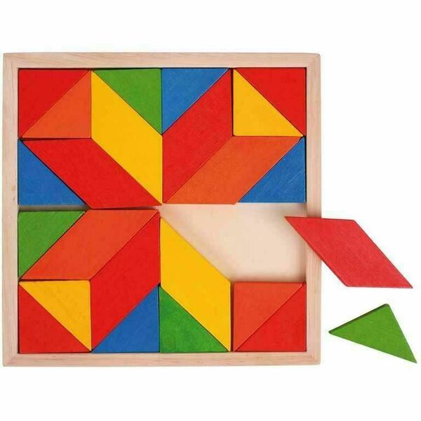 Bigjigs Toys Dřevěná mozaika barevná porovnat ceny