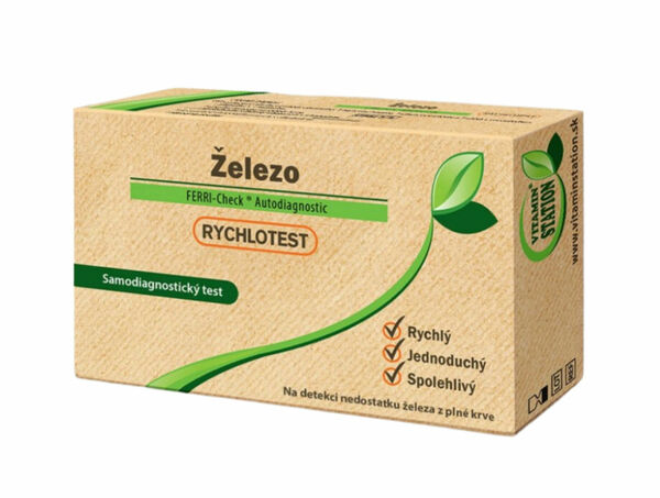 VITAMIN STATION Rychlotest Železo 1 ks porovnat ceny