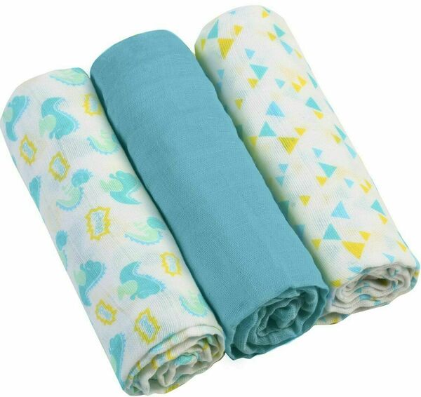 BabyOno  Pleny mušelínové - Super soft 3ks - Modré porovnat ceny