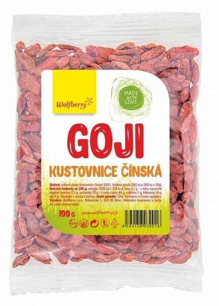 Wolfberry Goji kustovnice čínská 100g porovnat ceny
