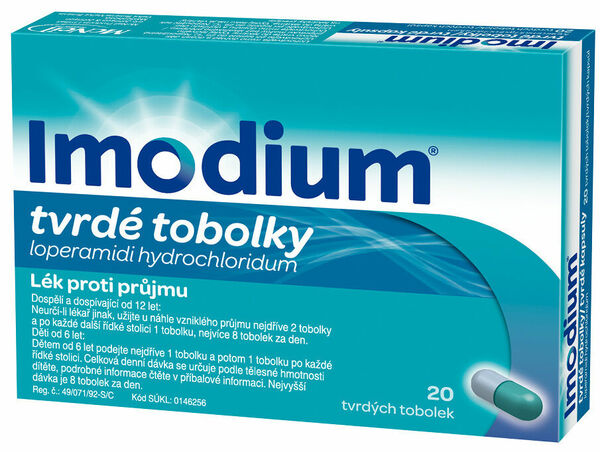 Imodium 20 tvrdých tobolek porovnat ceny