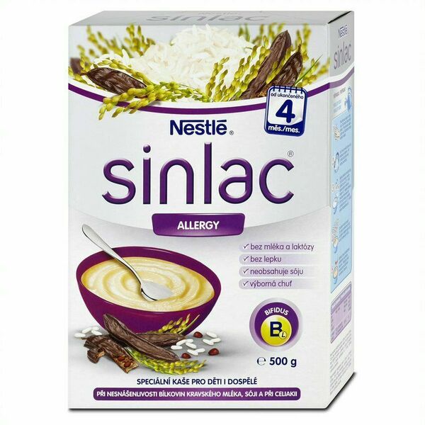 NESTLÉ Nemléčná kaše Sinlac Allergy 500g porovnat ceny