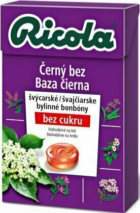 Ricola Černý Bez bez cukru 40g porovnat ceny