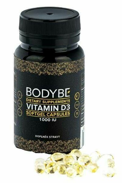 Bodybe Vitamin D3 90 kapslí porovnat ceny