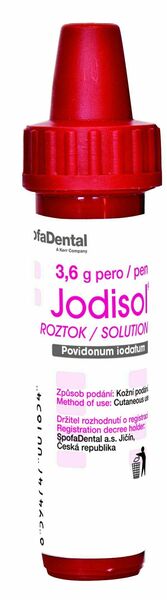 Jodisol roztok 3,6 g pero porovnat ceny