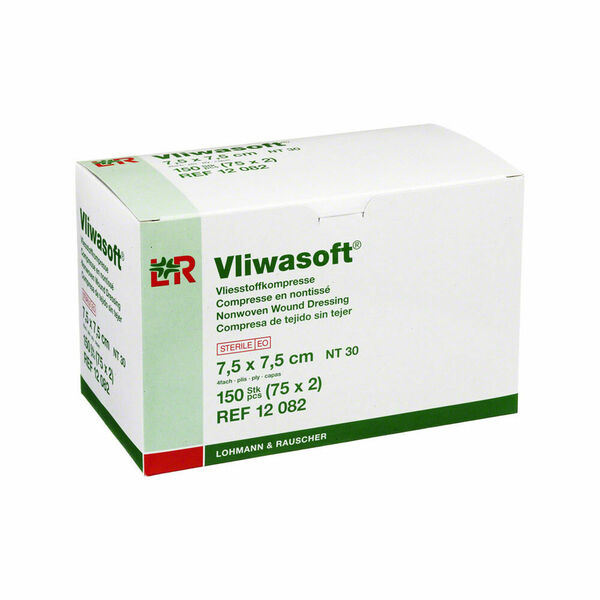 Lohmann&Rauscher  Komprese Vliwasoft ster.7.5x7.5cm/4v 150ks netk. porovnat ceny