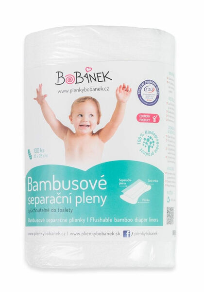 Bobánek Bambusové separační pleny 100 ks porovnat ceny
