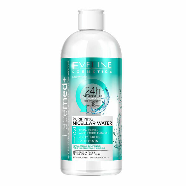 EVELINE Facemed+ Čistící micelární voda 3v1 400 ml porovnat ceny