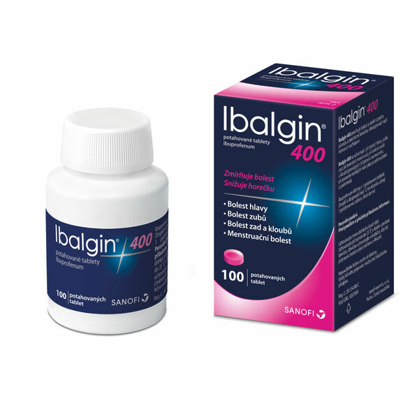 IBALGIN 400 mg 100 potahovaných tablet porovnat ceny