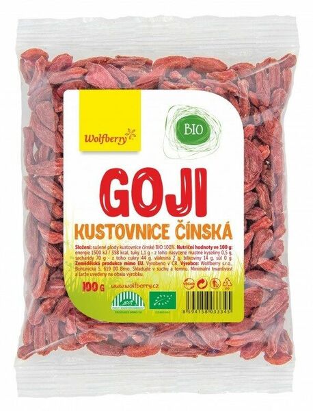 Wolfberry Goji kustovnice čínská BIO 100g porovnat ceny