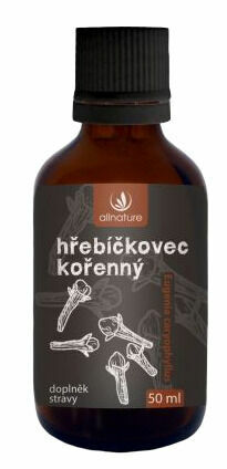 Allnature Hřebíčkovec kořenný bylinné kapky 50ml porovnat ceny