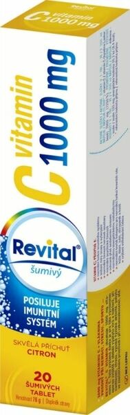 Revital C vitamin 1000mg Citron 20 šumivých tablet porovnat ceny