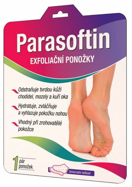 Parasoftin exfoliační ponožky 1 pár porovnat ceny