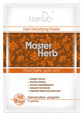 TianDe Detoxikační náplast na nohy Master Herb 2ks porovnat ceny