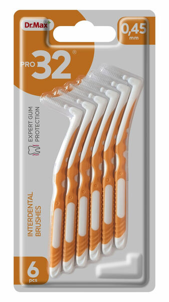 Dr.Max PRO32 Mezizubní kartáček 0,45 mm 6 ks porovnání ceny
