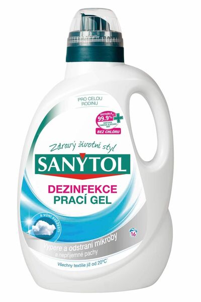 Sanytol Dezinfekce prací gel s vůní svěžesti 1,65l porovnat ceny