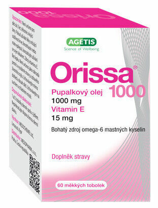 Orissa 1000 Omega 6 60 kapslí porovnat ceny