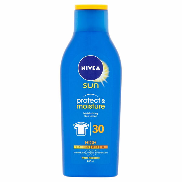 NIVEA Sun Protect&Moisture Hydratační mléko na opalování OF 30 200 ml porovnat ceny