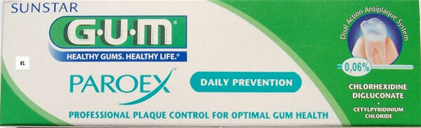 GUM zubní pasta Paroex (CHX 0.06%) 75ml porovnat ceny