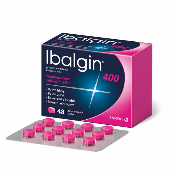 IBALGIN 400 mg 48 potahovaných tablet porovnat ceny