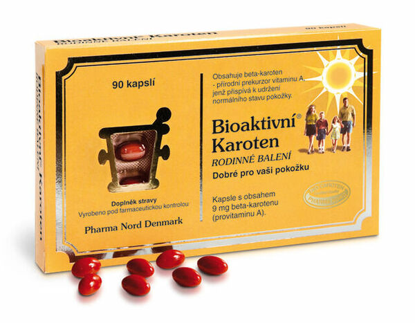 Bioaktivní Karoten rodinné balení 90 kapslí porovnat ceny