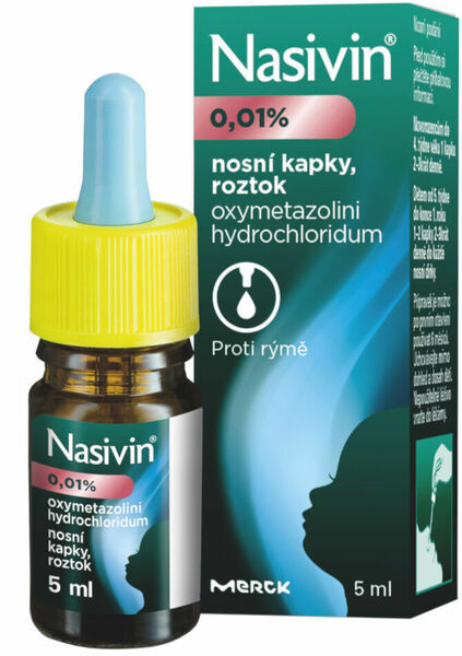 Nasivin 0.01 % nosní kapky roztok 5ml porovnat ceny