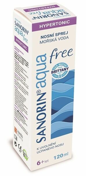 Sanorin Aqua Free sprej 120 ml porovnat ceny