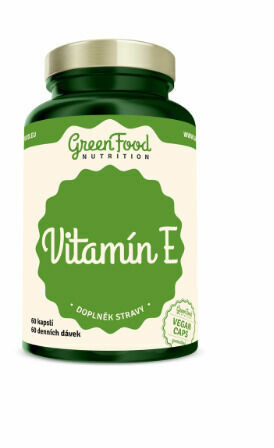 GreenFood Nutrition Vitamín E 60cps porovnat ceny