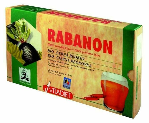 Rabanon Vitadiet extrakt z černé ředkve 20x10ml porovnat ceny